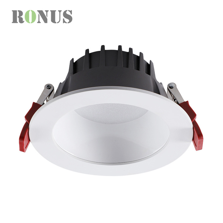 Chrome Surrounds 18W Commercial Downlight 230v Spot Recessed LED COB Ceiling Down Light