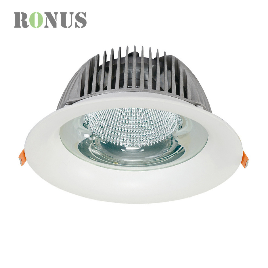 New Design Shop 12W Lamp Down Light Anti Glare Aluminum 10W COB Recessed LED Downlight