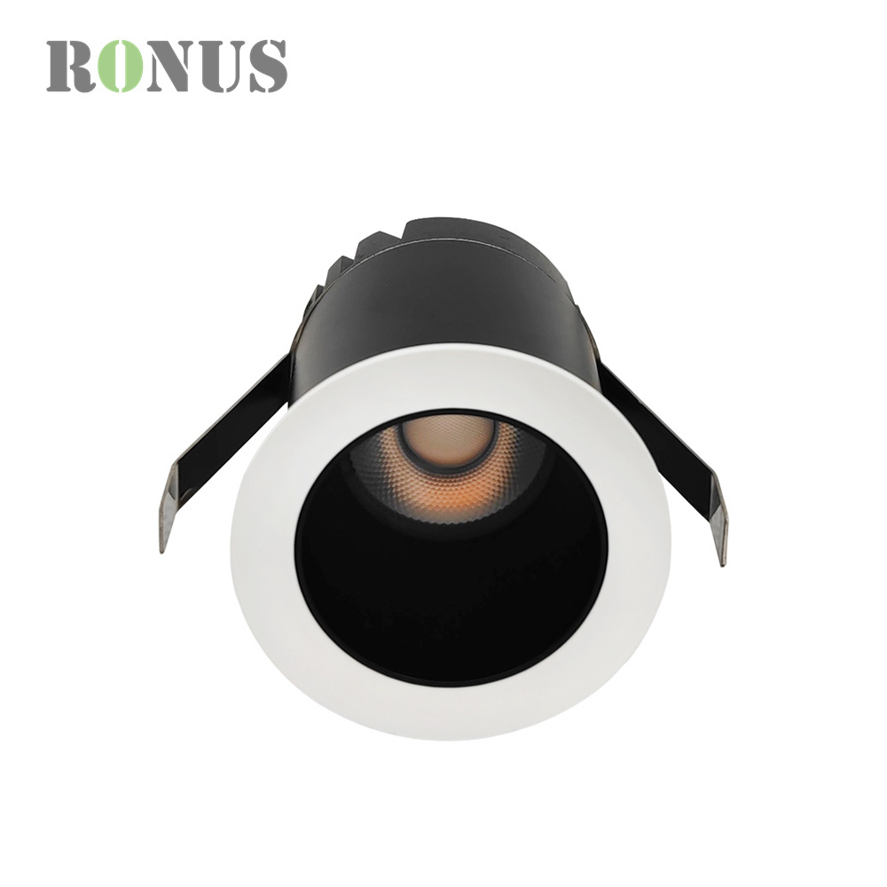 LED 5W Down For Home Ceiling Spot Light Price Recessed IP44 COB 3W Small Black Downlight