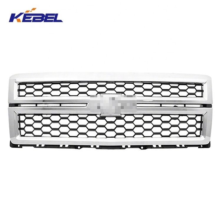 KEBEL black chromed 23259620 23259621 grille stock 23259619 23259625 car grills for Chevrolet Silverado 1500 2014 2015