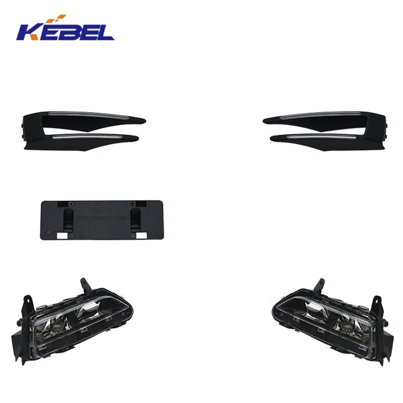 new model car front bumper grille body parts front bumper kit for porsche macan 2015 2021 cars accessories front lip