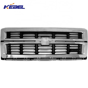 KEBEL black chromed 23259620 23259621 grille stock 23259619 23259625 car grills for Chevrolet Silverado 1500 2014 2015