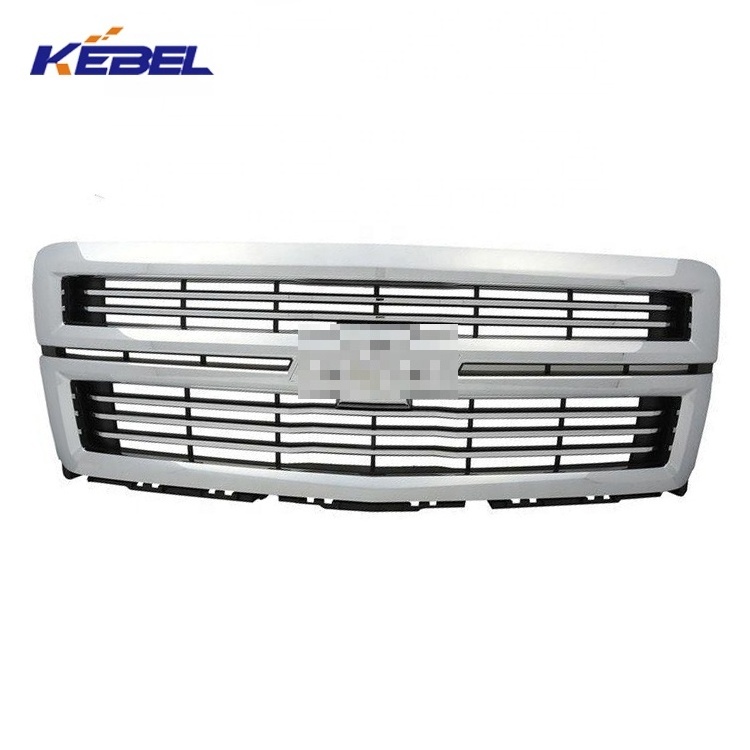 KEBEL black chromed 23259620 23259621 grille stock 23259619 23259625 car grills for Chevrolet Silverado 1500 2014 2015