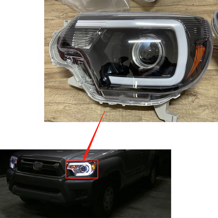 top quality car accessories front light modified car LED headlamp USA version headlight for toyota tacoma 2015 2016 2021