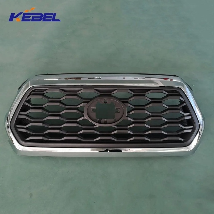 Car part chromed car front grille OEM 53101-04100 gridding car grills for Toyota Tacoma 2020 2021 USA type