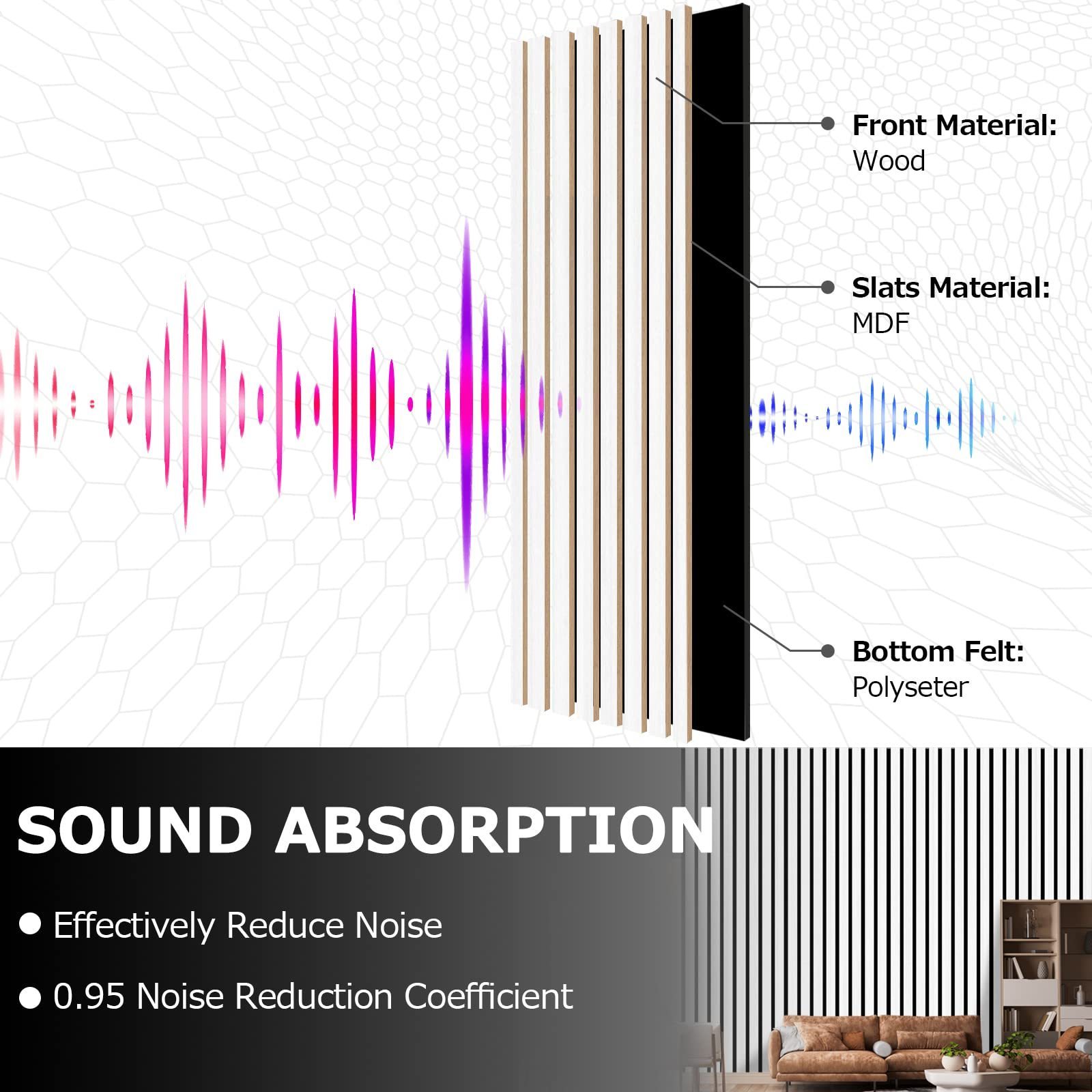 Noise Cancelling Diy Acoustical Wall Panels Studio Record Acoustic Panel Soundproof