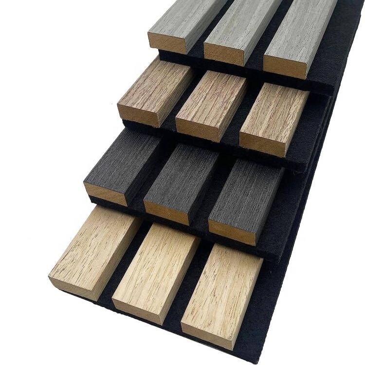 walnut oak wood veneer slat wooden wall panels acoustic akupanel peel and stick wood wall panel for interior walls