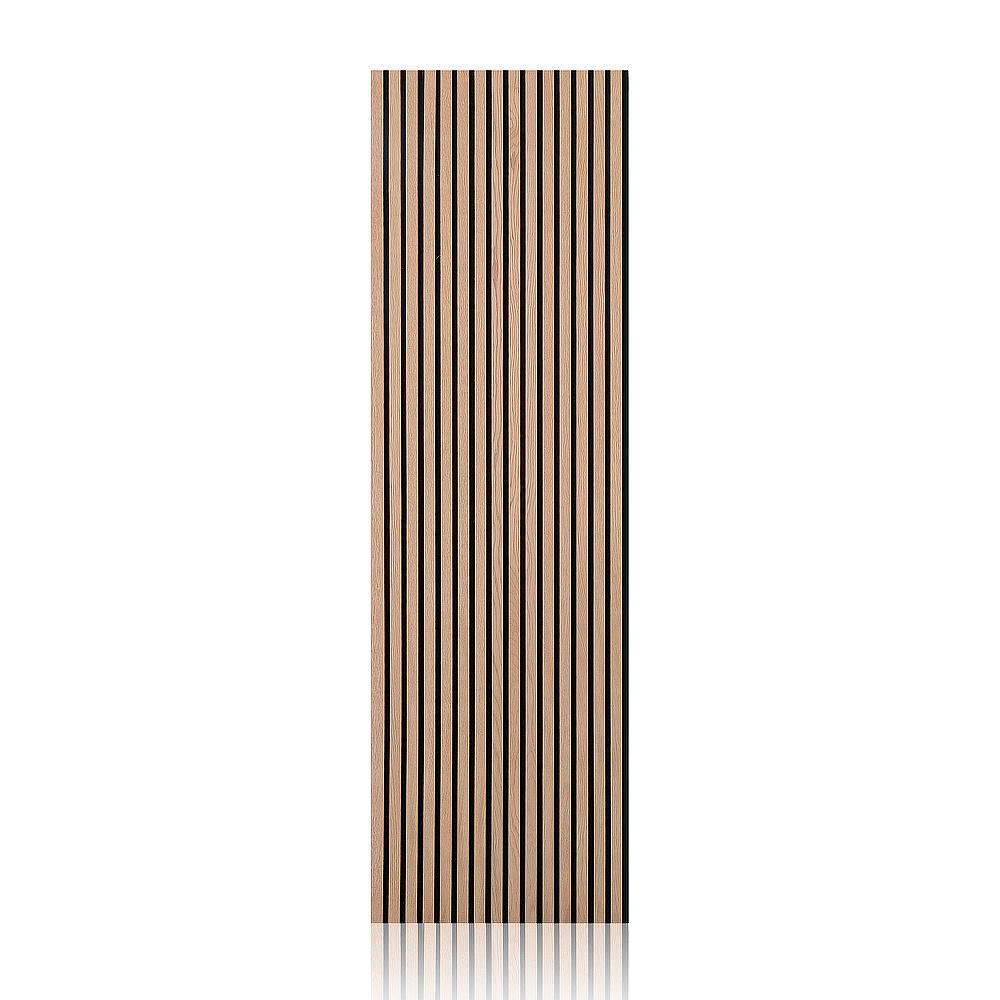 Decorative Art Pet Wood Fiber Akupanel Acoustic Slat Wood Panels Peel And Stick Wood Wall Panel