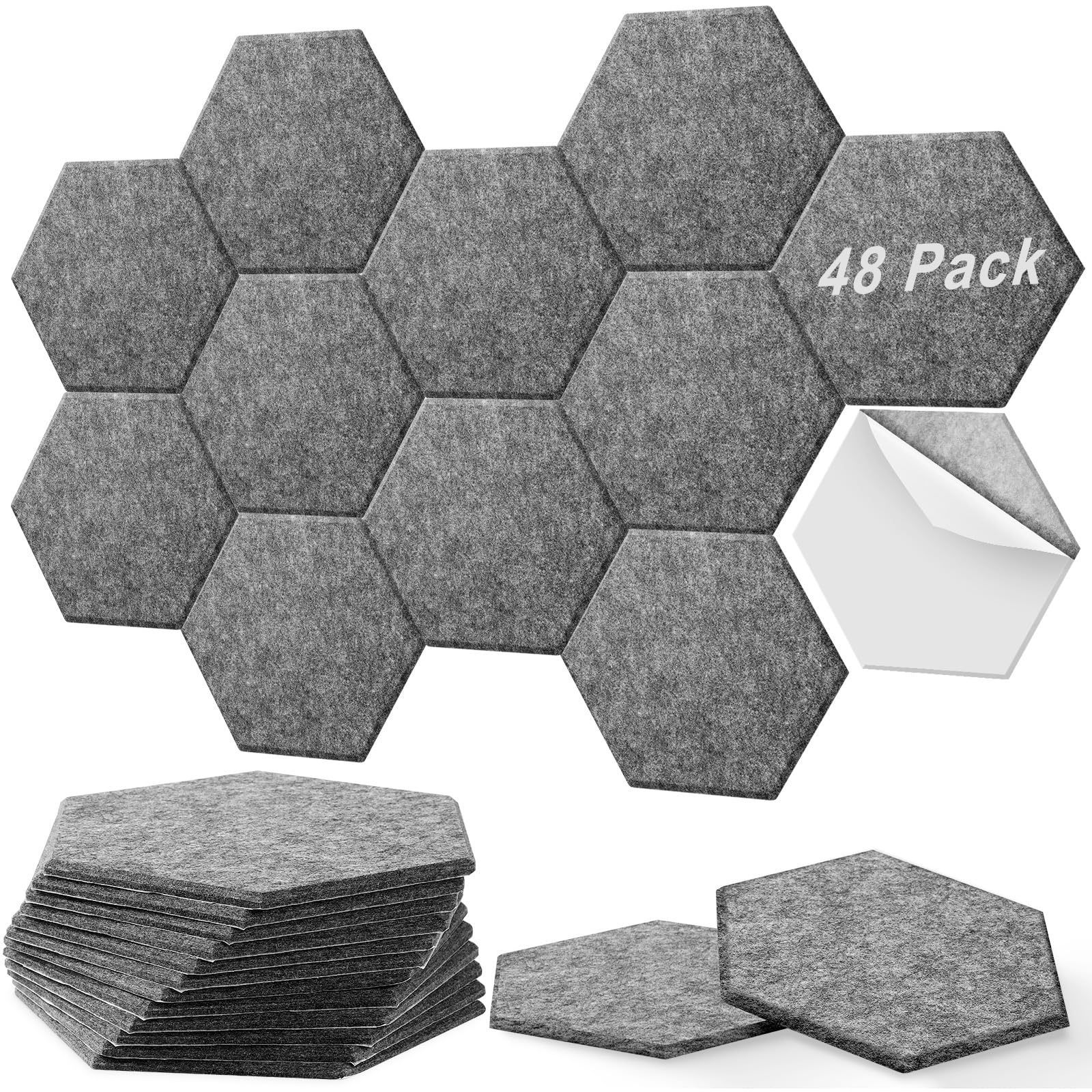 acoustic panel soundproof hexagon polyester pin board custom fabric