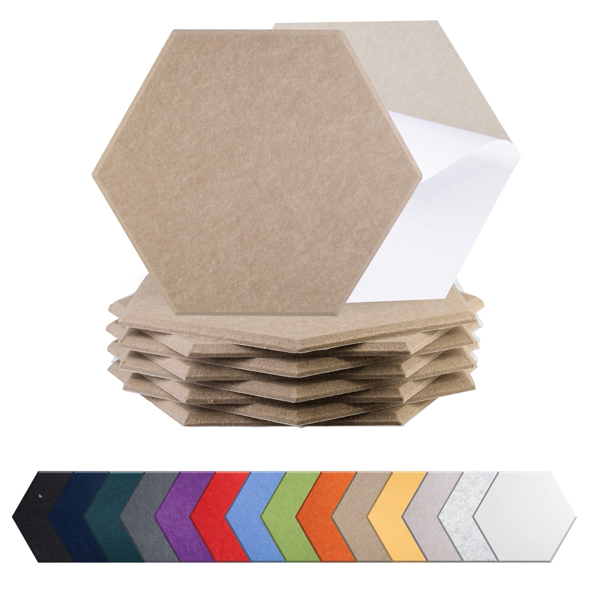 Pyramid Sound Proof Foam Panels with Self-Adhesive 12