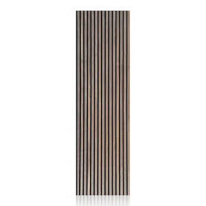 Decorative Art Pet Wood Fiber Akupanel Acoustic Slat Wood Panels Peel And Stick Wood Wall Panel