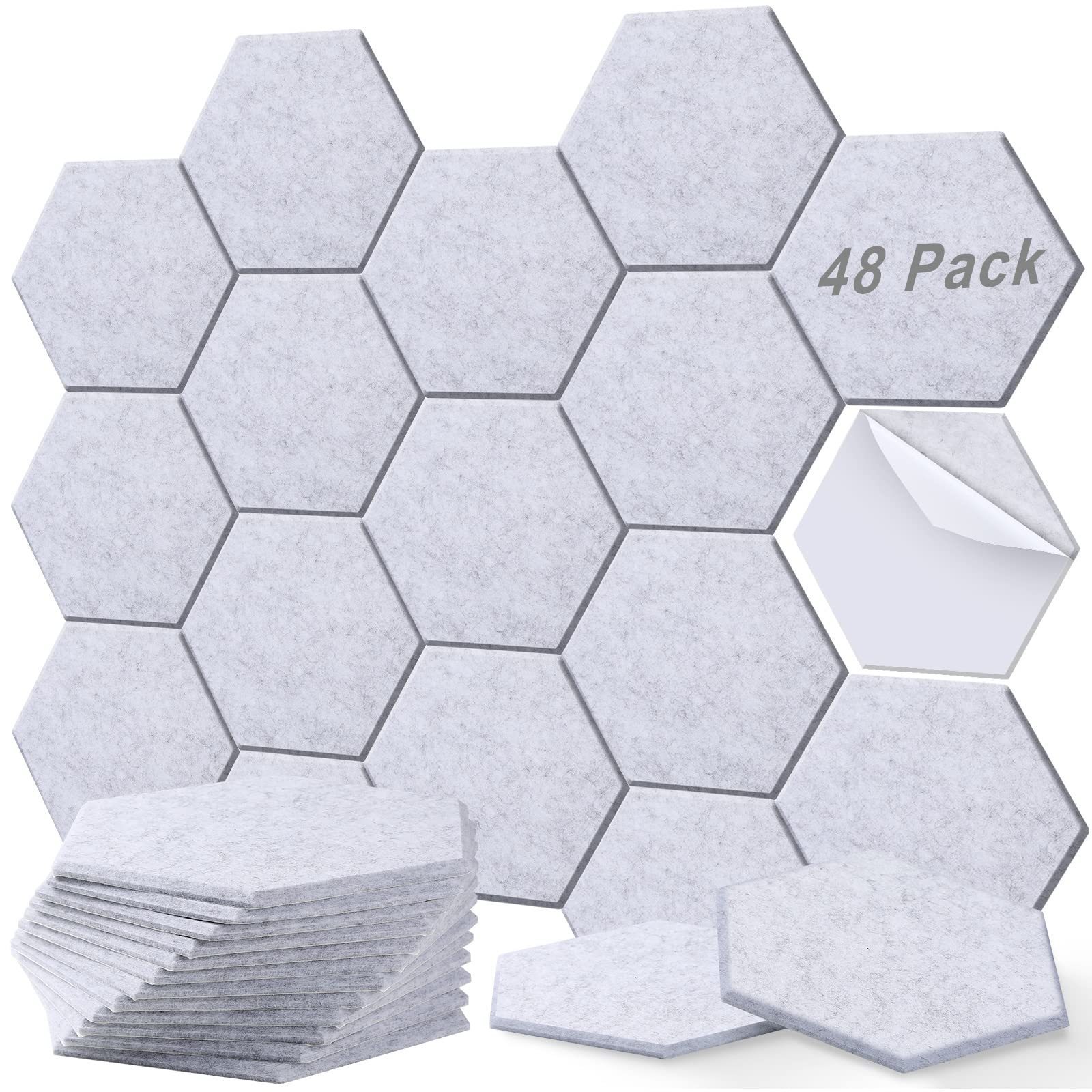 acoustic panel soundproof hexagon polyester pin board custom fabric