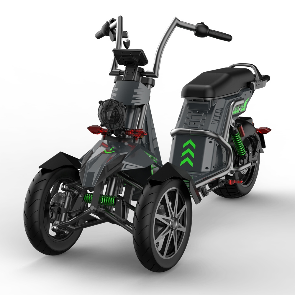 EEC Approved Street Legal 3 Wheels Lithium Battery Electric Motorcycle Scooter