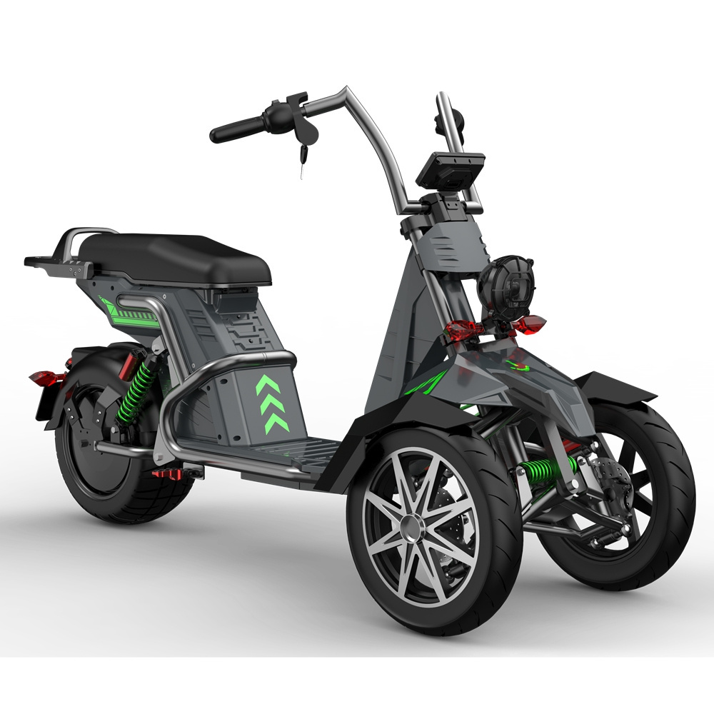 EEC Approved Street Legal 3 Wheels Lithium Battery Electric Motorcycle Scooter