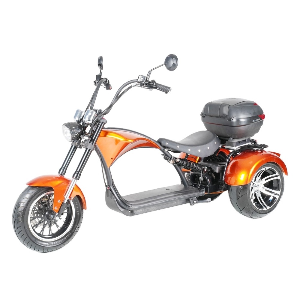 Rooder 3 wheels electric scooter sidecar 60V30AH e bike