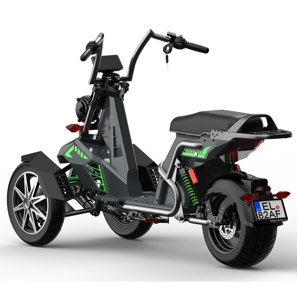 EEC Approved Street Legal 3 Wheels Lithium Battery Electric Motorcycle Scooter