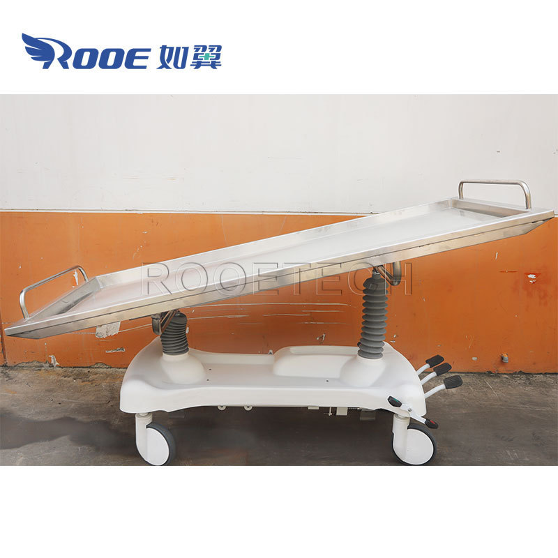 Good Quality GA202 Mortuary Hydraulic Adjustable Funeral Embalming Table for Hospital Anatomy Room