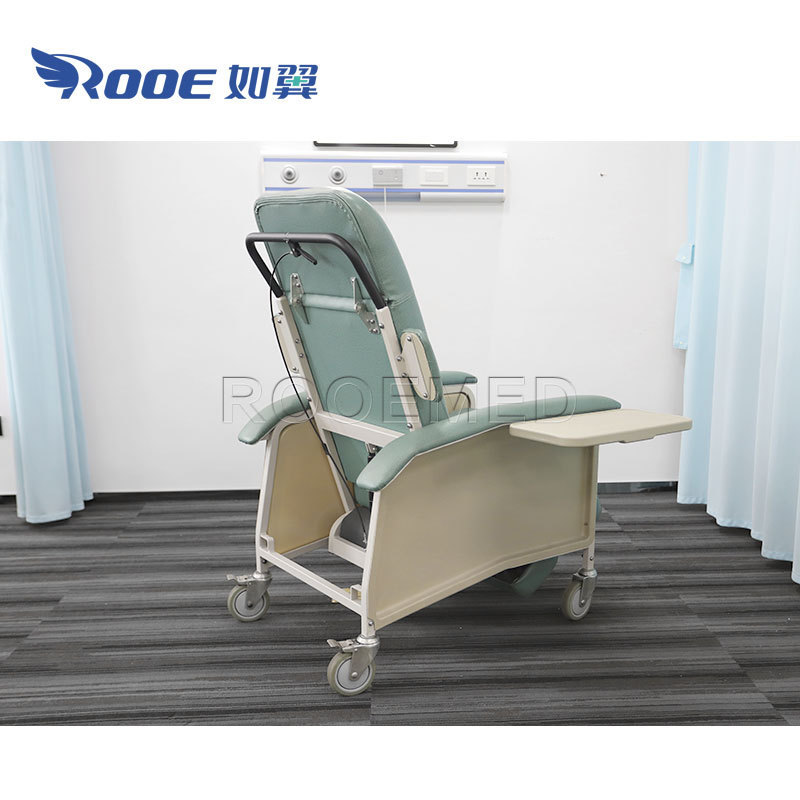 Medical Position Adjustable Escort Bed Patient Reclining Hospital Chair for Waiting Sleeping Diagnosis Examination