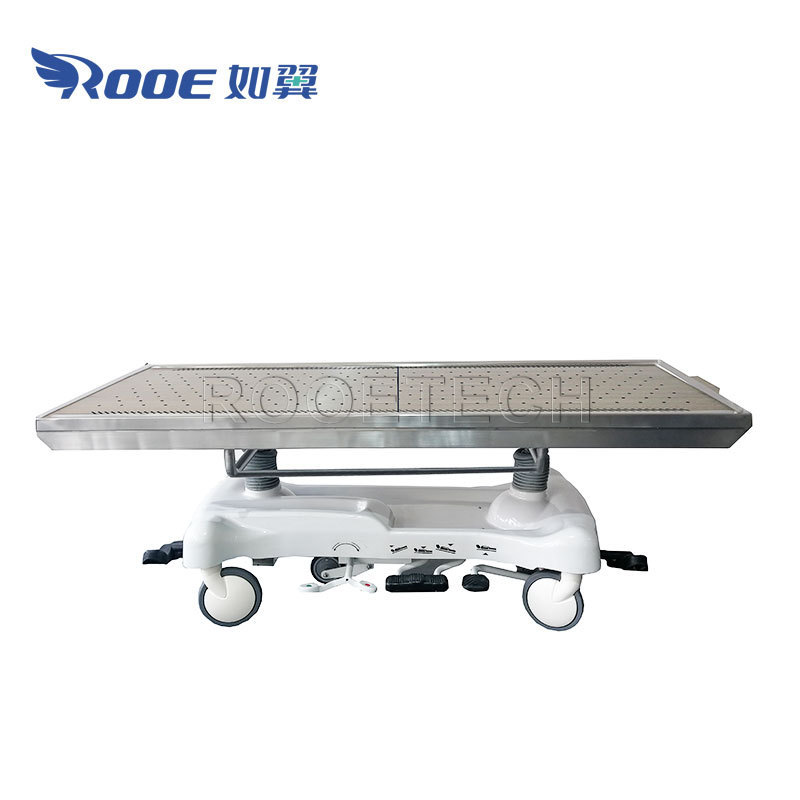 Morgue 304 Stainless Steel Human Anatomy Autopsy Table with Exhaust Pipe and Air Volume Regulating Valve