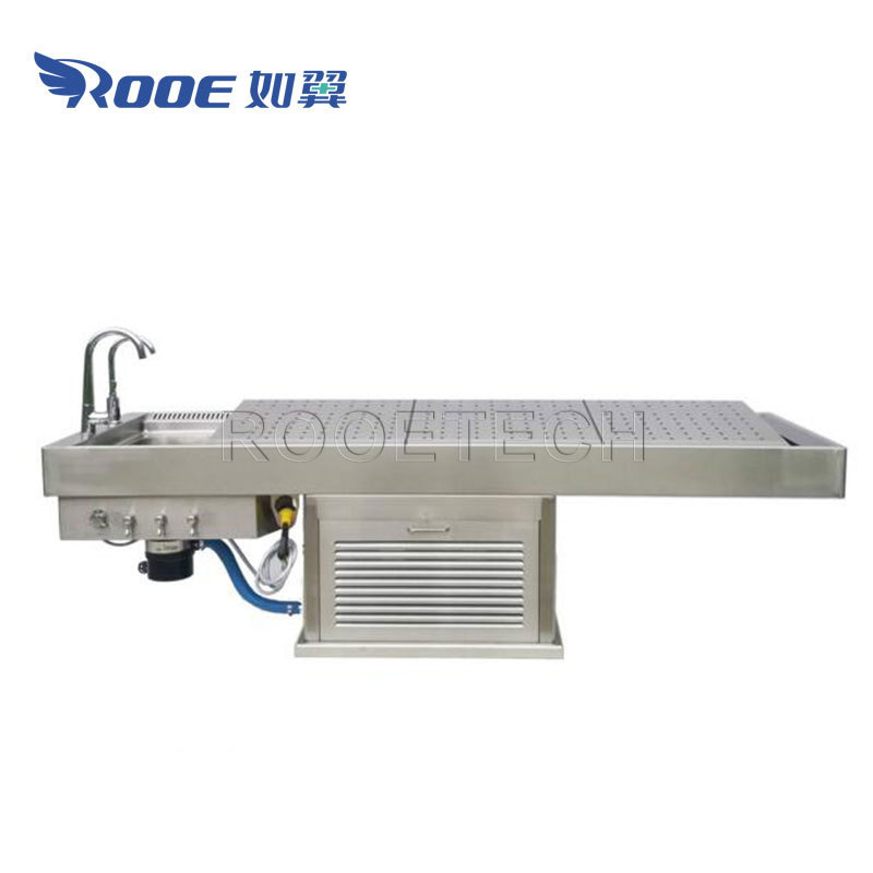 Professional Instrument Anatomage Equipment Morgue Forensic Autopsy Room Anatomy Cot Dissection Table