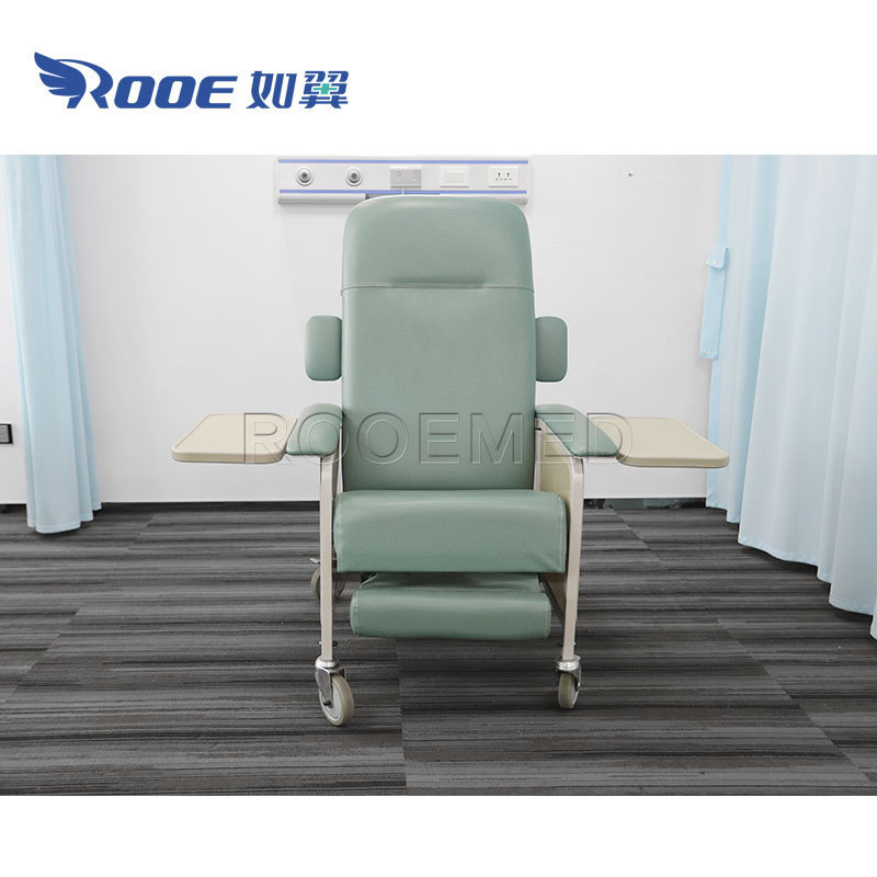 Medical Position Adjustable Escort Bed Patient Reclining Hospital Chair for Waiting Sleeping Diagnosis Examination