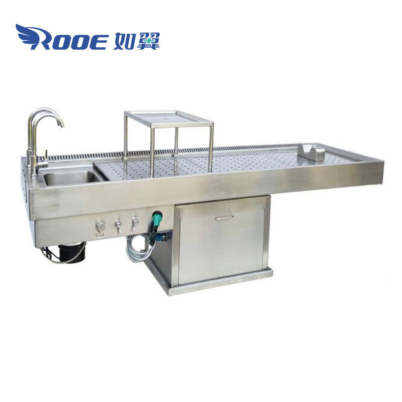 Professional Instrument Anatomage Equipment Morgue Forensic Autopsy Room Anatomy Cot Dissection Table