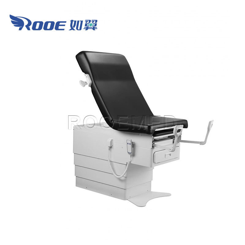 A-S106B Hospital Gyno Exam Table Electric Gynecological Chair Examination Bed with Drawers