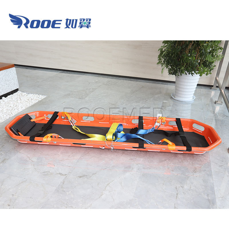 Integrated or Detachable Design Marine Rescue Helicopter ABS Plastic Basket Type Stretcher