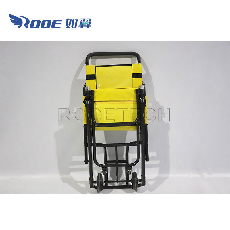 EA-6G Manual Rescue Fire Emergency Evacuation Stair Lifting Chair Stretcher with Cover