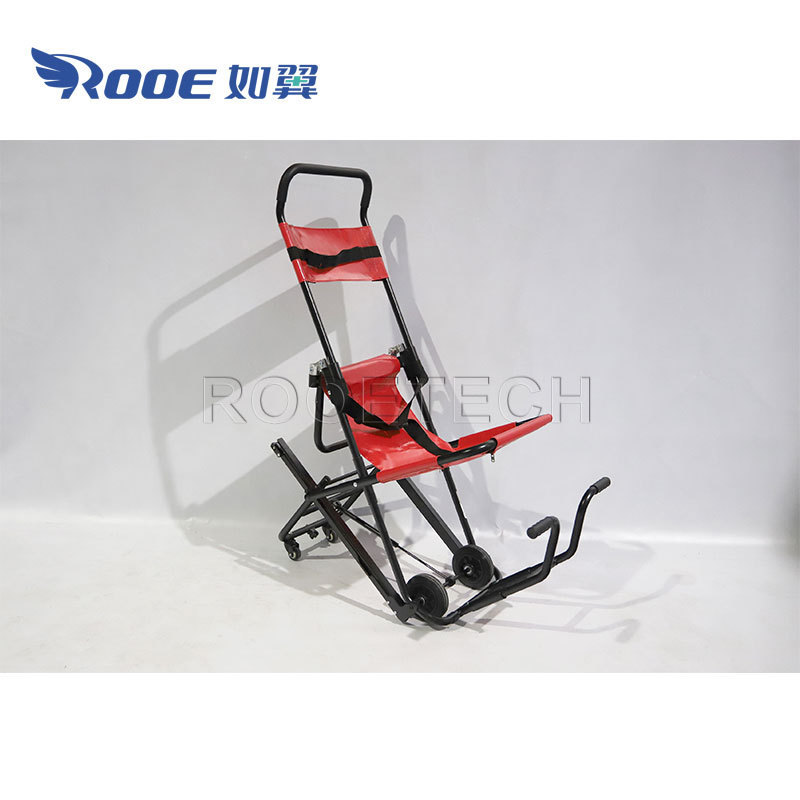 EA-6G Manual Rescue Fire Emergency Evacuation Stair Lifting Chair Stretcher with Cover