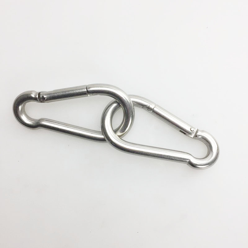 Galvanized steel or stainless steel carabiner