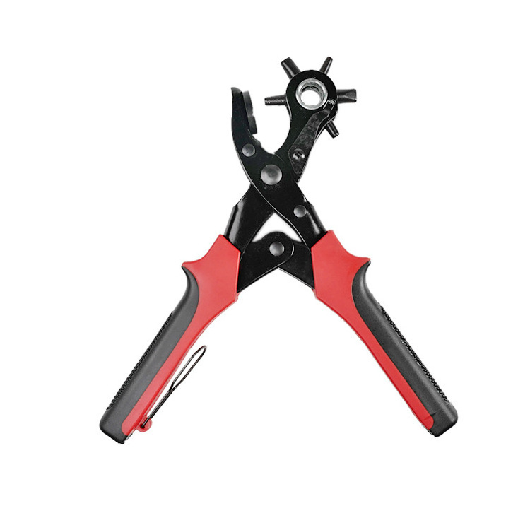 32# Multi Function Manual Tool Belt Round Hole Punch Pliers