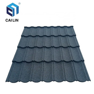 Bond Type Colorful Stone Coated Roof Tiles Telhados Sun Metal Black And Gray Color Metal Roof Tile In Nigeria