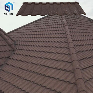 Roof Supplier Direct Sell New Solar Panel Roofing Sheets Type Galvalume Color Stone Coated Metal Roof Tile