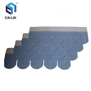 Wooden House Villa Building Materials Manufacturers Hot sale Crack Resistant Fish Scale Roofing Teja Asphalt Shingles Roof Tile