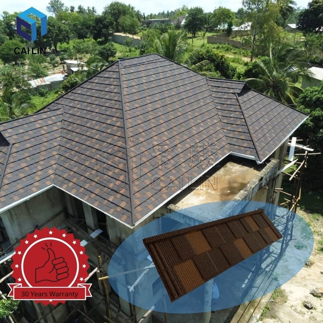 Chineseroofing tiles Ghana stone chip roof tile adhesive roofing sheet roman tile Uganda price