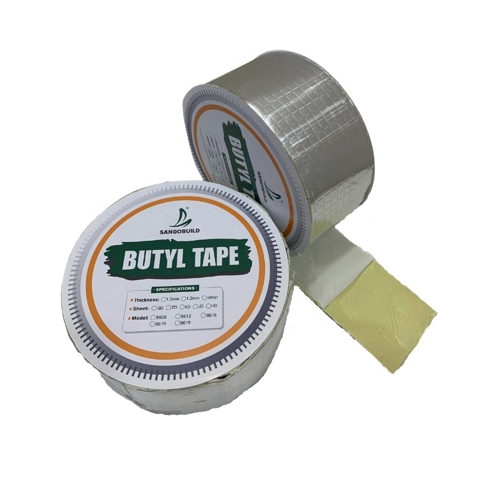 Construction Materials China Manufacturer Directly Sale Waterproof Roof Membrane Aluminum Foil Butyl Rubber Tape