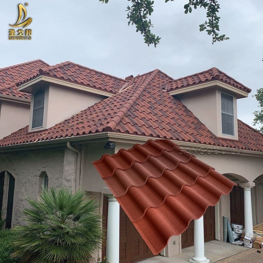 Decramastic Roof Tiles Synthetic Slate Metal Roofing With Many Color From China