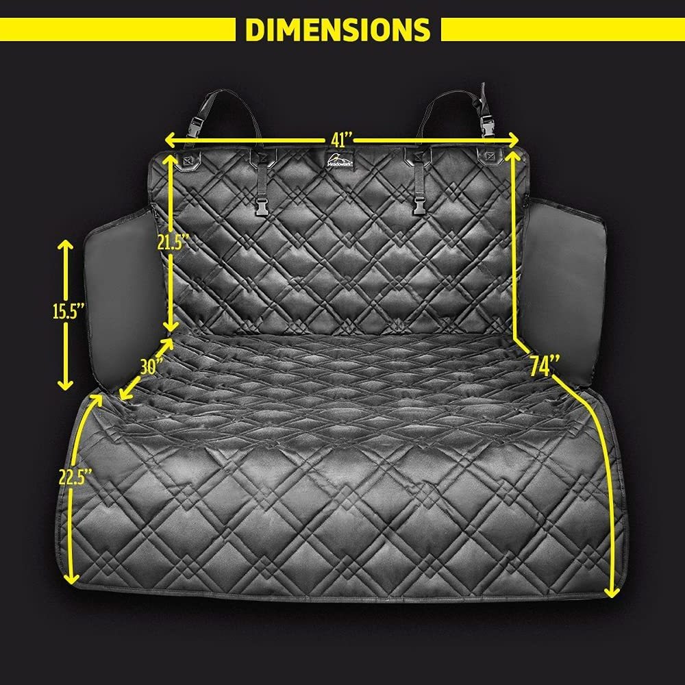 SUV Cargo Liner Dog Seat Covers Double Stitched Extra Padded Water Repellant Anti Shock Dog Car Seat Cover Trunk Mat