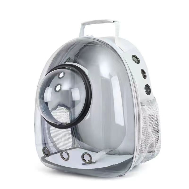 Easy To Carry Out Space Capsule Portable Bag Double Shoulder Clear Cat Pet Backpack