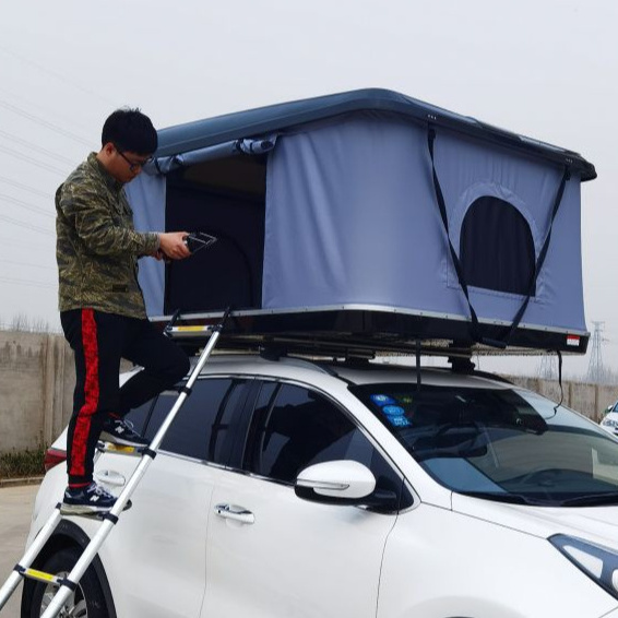 Best Commercial Custom Foldable Hardshell Aluminium Fiberglass Vehicle Car Roof Top Pop Up Hard Shell Roof Top Tent With Solar