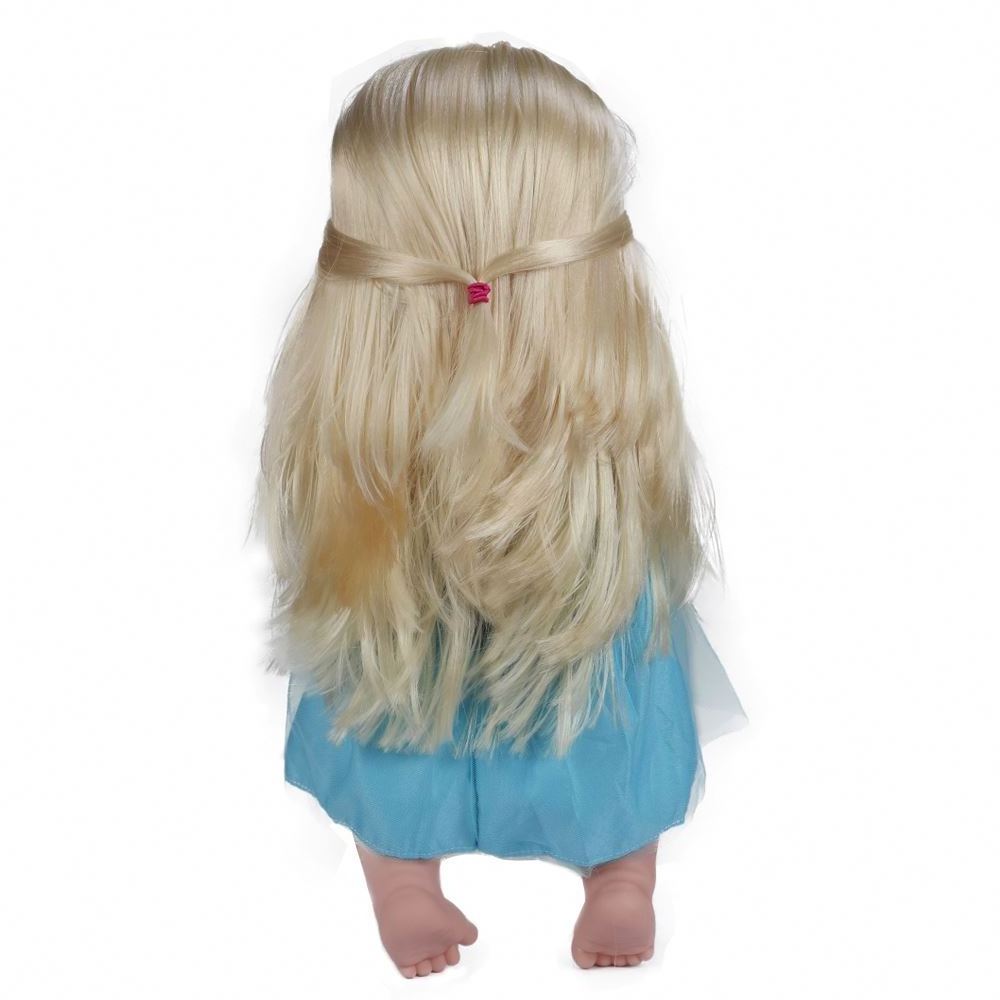 Fashion girl toys doll beautiful Long blonde hair pretty cute baby doll for Kids