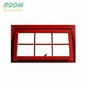 Decorative bathroom top hung ventilation window grill