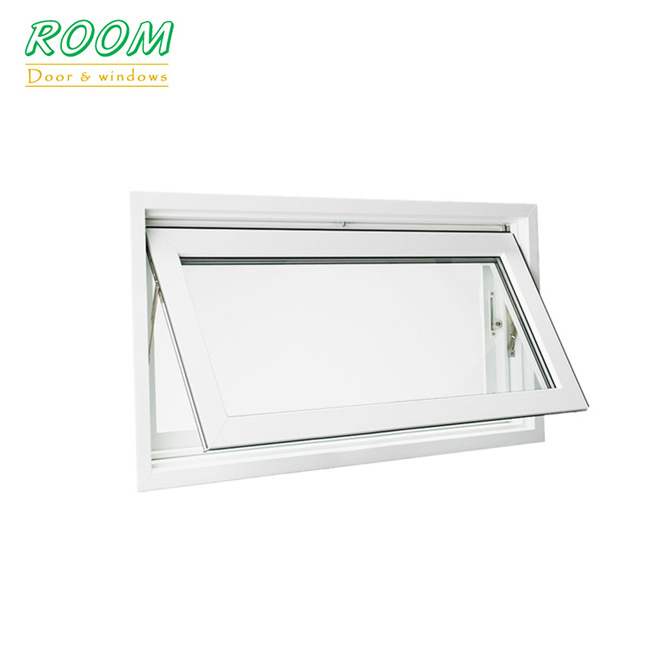 Decorative bathroom top hung ventilation window grill