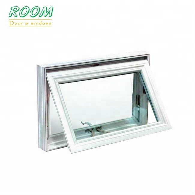 Decorative bathroom top hung ventilation window grill