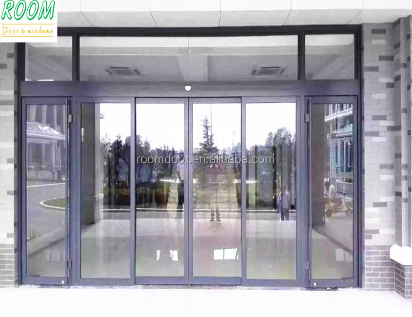 high quality aluminium used commercial doors automatic sliding glass door