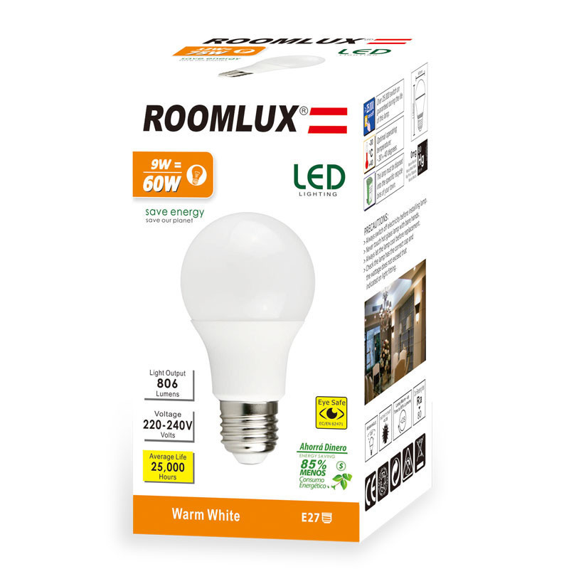 Roomlux Wholesale 5W 7W 9W 12W 15W C35 G45 E27 B22 A60 LED Bulb Light LED Bulbs