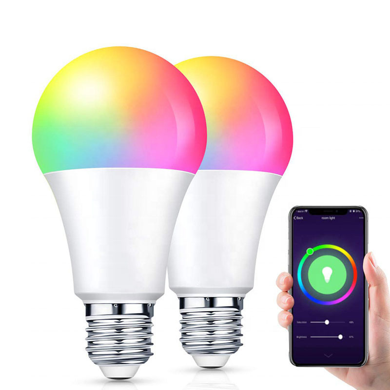 10W Smart Bulb A60 B22 WiFi LED 230V RGBCCT Alexa Google Home Voice Control Powered by Tuya