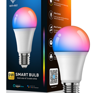 Top Quality Remote 12 Watts High Power Led Multicolor A19 E26 E27 B22 Wifi Smart Light Bulb Ac100-240v