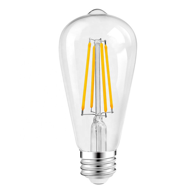 Dimmable St6 12W Vintage LED Edison Bulbs Filament Light Bulb